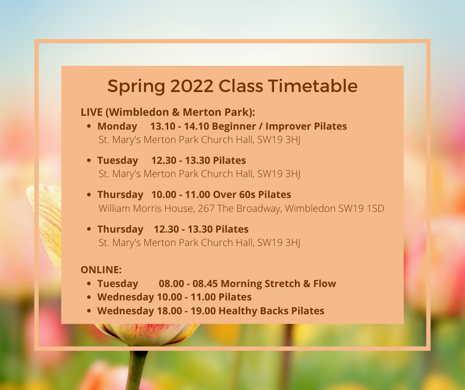Spring 2022 Timetable